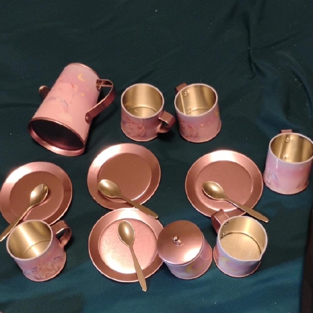 Kids Pink Tea Set